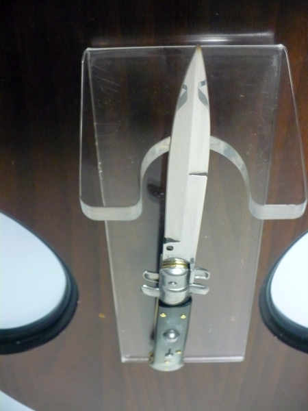Italian stiletto - pugnale Frank Beltrame - 23 cm - corno di bufalo brasiliano , lama baionetta- FB 23/09B - 13