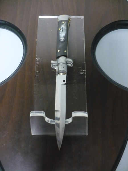 Italian stiletto - pugnale Frank Beltrame - 23 cm - corno di bufalo brasiliano , lama baionetta- FB 23/09B -1