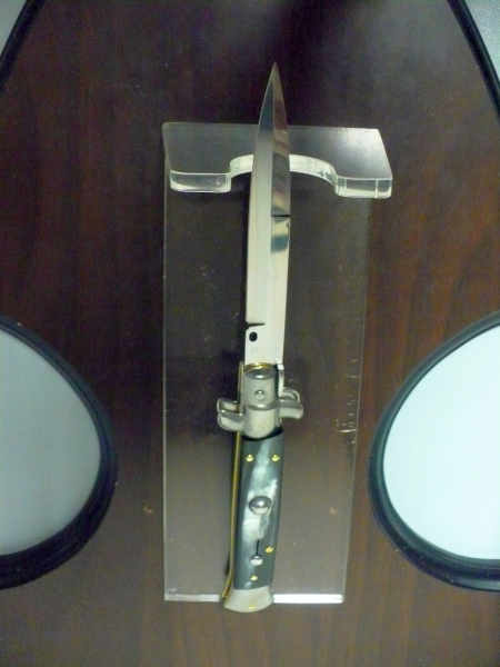 Italian stiletto - pugnale Frank Beltrame - 23 cm - corno di bufalo brasiliano , lama baionetta  -  FB 23/09B - 8