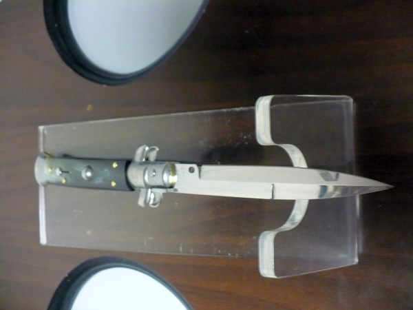 Italian stiletto - pugnale Frank Beltrame - 23 cm - corno di bufalo brasiliano , lama baionetta- FB 23/09B - 13
