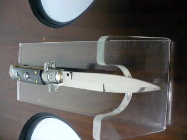 Italian stiletto - pugnale Frank Beltrame - 23 cm - corno di bufalo brasiliano , lama baionetta- FB 23/09B -11