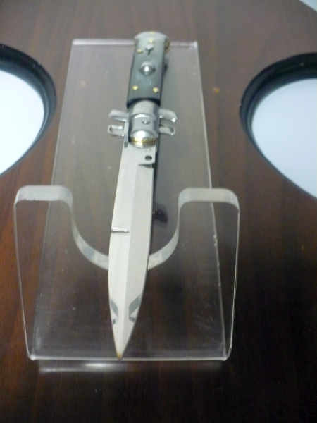 Italian stiletto - pugnale Frank Beltrame - 23 cm - corno di bufalo brasiliano , lama baionetta- FB 23/09B - 13