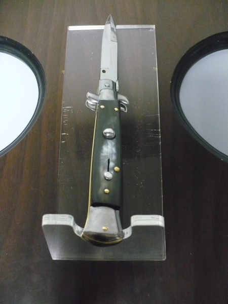 Italian stiletto - pugnale Frank Beltrame - 23 cm - corno di bufalo brasiliano , lama baionetta- FB 23/09B -1
