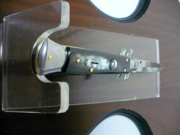 Italian stiletto - pugnale Frank Beltrame - 23 cm - corno di bufalo brasiliano , lama baionetta- FB 23/09B -1