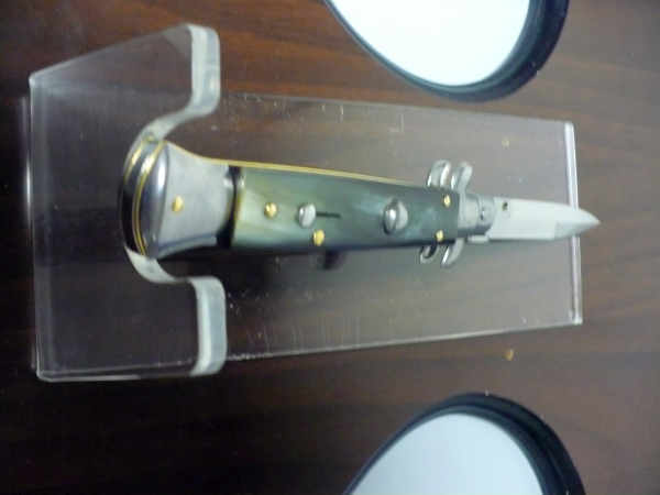 Italian stiletto - pugnale Frank Beltrame - 23 cm - corno di bufalo brasiliano , lama baionetta- FB 23/09B - 13