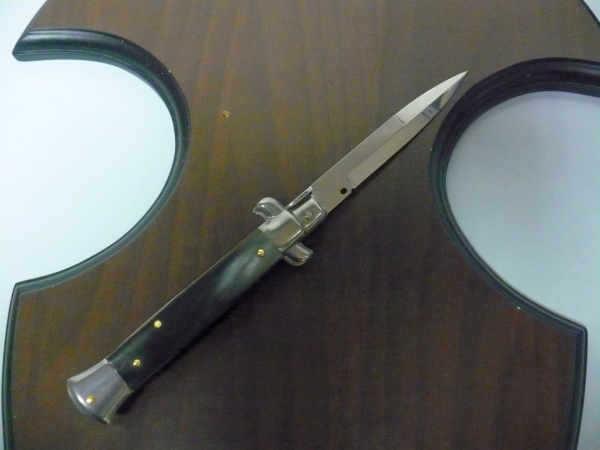 Italian stiletto - pugnale Frank Beltrame - 23 cm - corno di bufalo brasiliano , lama baionetta  -  FB 23/09B - 7