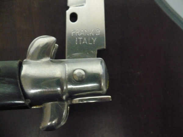 Italian stiletto - pugnale Frank Beltrame - 23 cm - corno di bufalo brasiliano , lama baionetta  -  FB 23/09B - 6