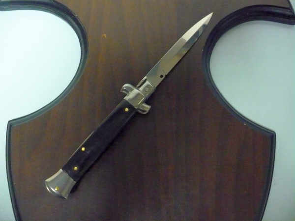 Italian stiletto - pugnale Frank Beltrame - 23 cm - corno di bufalo brasiliano , lama baionetta  -  FB 23/09B - 8