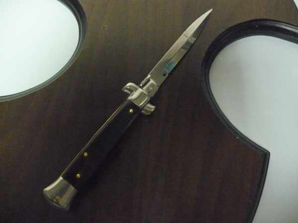 Italian stiletto - pugnale Frank Beltrame - 23 cm - corno di bufalo brasiliano , lama baionetta  -  FB 23/09B - 3