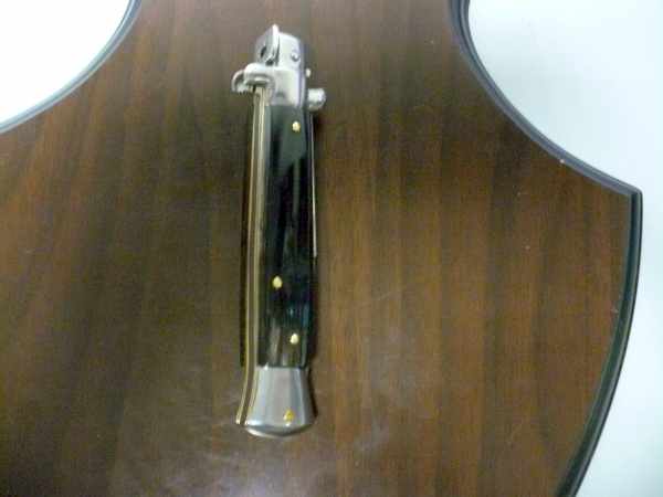 Italian stiletto - pugnale Frank Beltrame - 23 cm - corno di bufalo brasiliano , lama baionetta  -  FB 23/09B - 2
