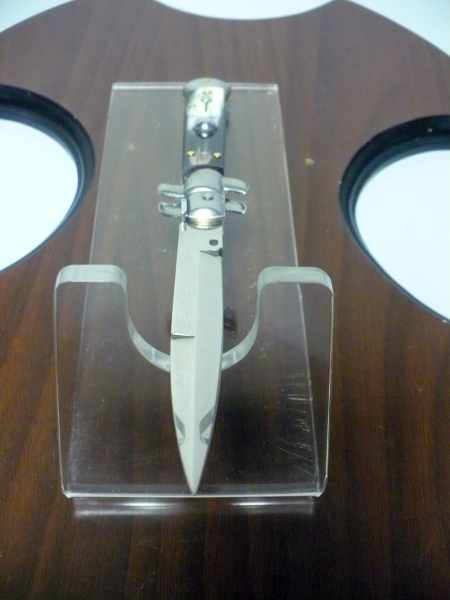 Italian stiletto - pugnale Frank Beltrame - 23 cm - corno di bufalo brasiliano , lama baionetta- FB 23/09B -2