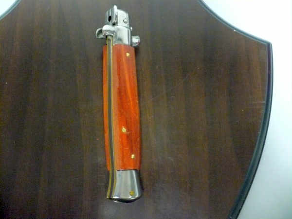 Frank Beltrame italian stiletto - 23 cm legno rosso -lama baionetta- modello FB 23/83B - 5