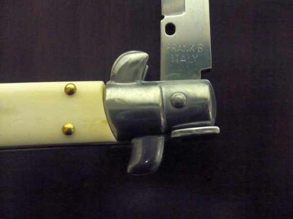 FRANK BELTRAME , italian stiletto - 23 cm , osso di bufalo, baionetta, modello FB 23/97B -3