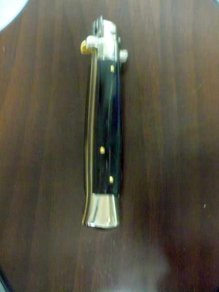 Picklock - Frank Beltrame - Italian stiletto -pugnale 23cm, lama kriss- corno di bufalo brasiliano FB  P23/09 - 1