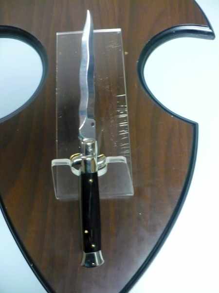 Picklock - Frank Beltrame - Italian stiletto -pugnale 23cm, lama kriss- corno di bufalo brasiliano FB  P23/09 - 1