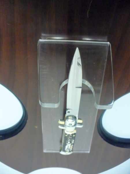 Picklock - Frank Beltrame - Italian stiletto -pugnale 23cm, lama baionetta, corno di cervo FB  P23/63 - 6