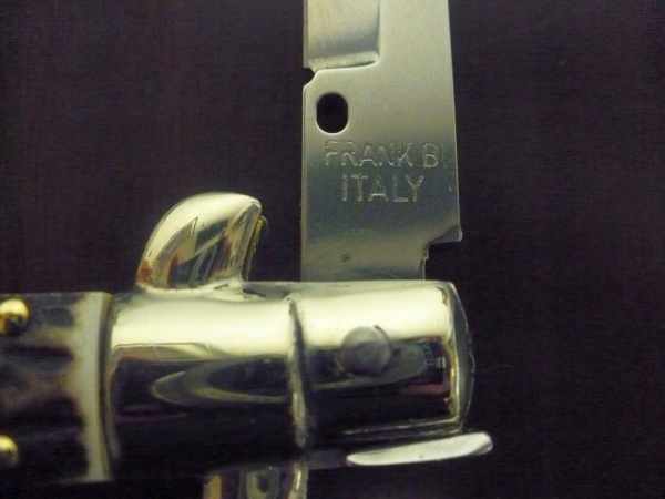 Picklock - Frank Beltrame - Italian stiletto -pugnale 23cm, lama baionetta, corno di cervo FB  P23/63 - 6