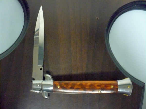 Frank Beltrame ,italian stiletto - 23 cm ,legno di serpente ,baionetta -modello FB 23/89 B - 2