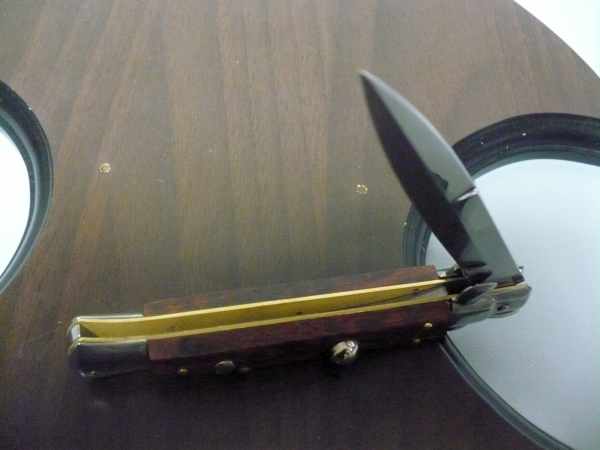 Frank Beltrame ,italian stiletto - 23 cm ,legno di serpente ,baionetta -modello FB 23/89 B - 5