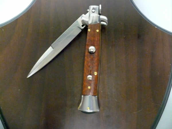 Frank Beltrame ,italian stiletto - 23 cm ,legno di serpente ,baionetta -modello FB 23/89 B - 5