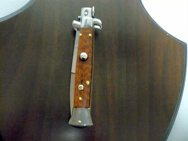Frank Beltrame ,italian stiletto - 23 cm ,legno di serpente ,baionetta -modello FB 23/89 B - 3