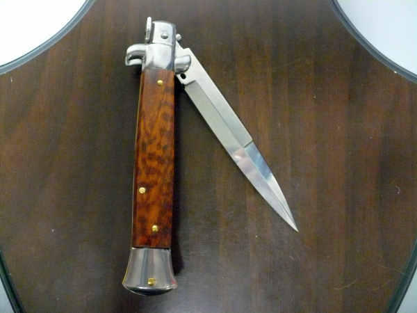 Frank Beltrame ,italian stiletto - 23 cm ,legno di serpente ,baionetta -modello FB 23/89 B - 5