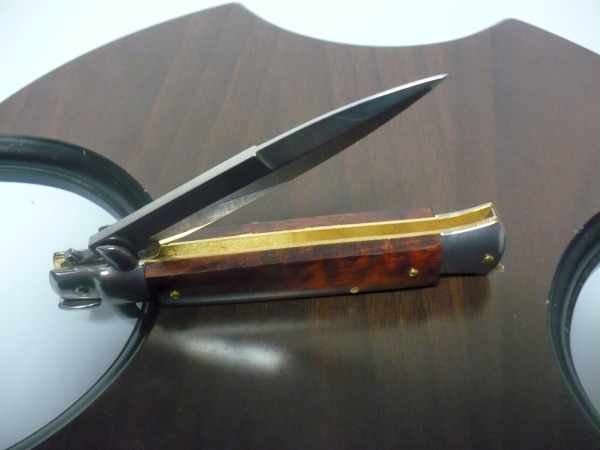 Frank Beltrame ,italian stiletto - 23 cm ,legno di serpente ,baionetta -modello FB 23/89 B - 5