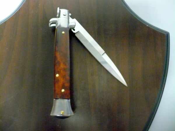 Frank Beltrame ,italian stiletto - 23 cm ,legno di serpente ,baionetta -modello FB 23/89 B - 5