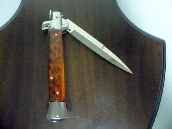 Frank Beltrame ,italian stiletto - 23 cm ,legno di serpente ,baionetta -modello FB 23/89 B - 2