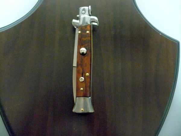 Frank Beltrame ,italian stiletto - 23 cm ,legno di serpente ,baionetta -modello FB 23/89 B - 5
