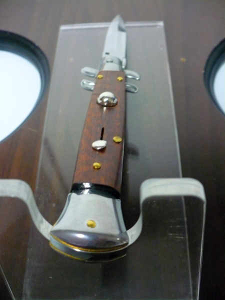 Frank Beltrame ,italian stiletto - 23 cm ,legno di serpente ,baionetta -modello FB 23/89 B - 5