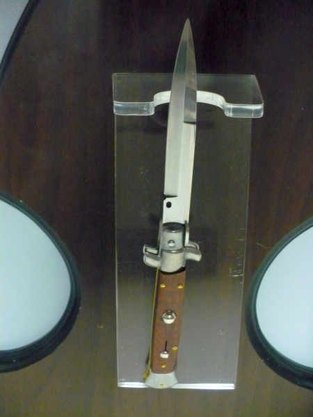 Frank Beltrame ,italian stiletto - 23 cm ,legno di serpente ,baionetta -modello FB 23/89 B - 5