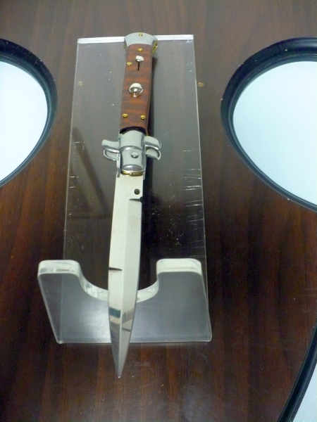 Frank Beltrame ,italian stiletto - 23 cm ,legno di serpente ,baionetta -modello FB 23/89 B - 2