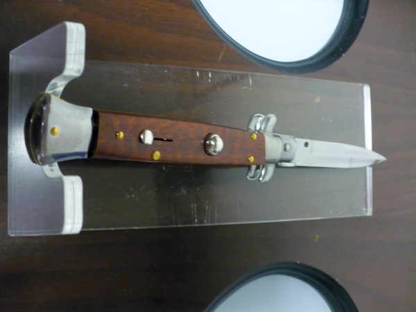 Frank Beltrame ,italian stiletto - 23 cm ,legno di serpente ,baionetta -modello FB 23/89 B - 5
