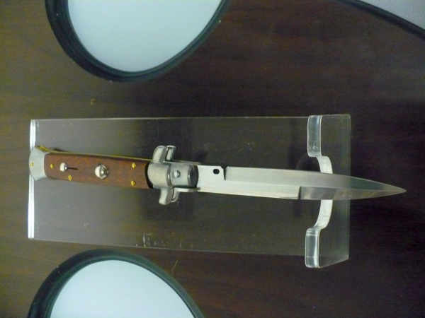 Frank Beltrame ,italian stiletto - 23 cm ,legno di serpente ,baionetta -modello FB 23/89 B - 5