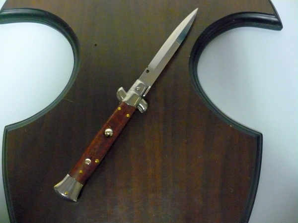 Frank Beltrame ,italian stiletto - 23 cm ,legno di serpente ,baionetta -modello FB 23/89 B - 5