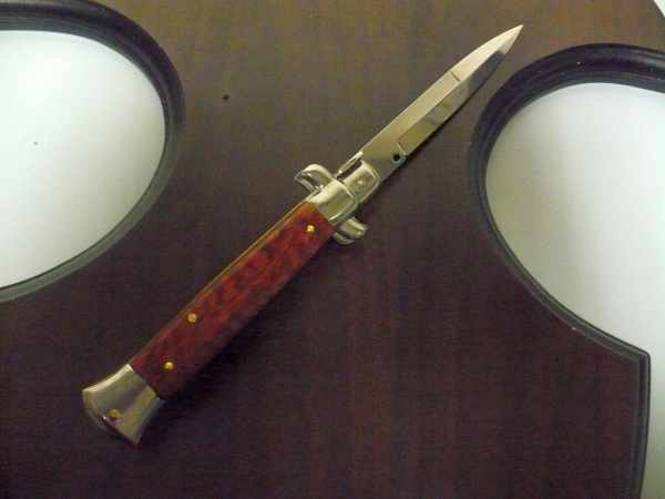 Frank Beltrame ,italian stiletto - 23 cm ,legno di serpente ,baionetta -modello FB 23/89 B - 3
