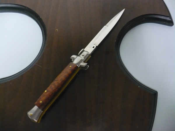 Frank Beltrame ,italian stiletto - 23 cm ,legno di serpente ,baionetta -modello FB 23/89 B - 5