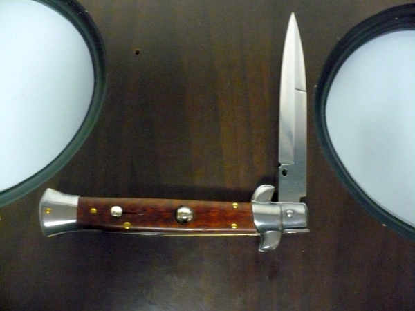 Frank Beltrame ,italian stiletto - 23 cm ,legno di serpente ,baionetta -modello FB 23/89 B - 5
