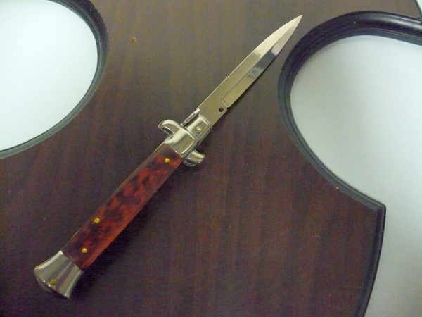 Frank Beltrame ,italian stiletto - 23 cm ,legno di serpente ,baionetta -modello FB 23/89 B - 2