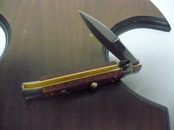 Frank Beltrame ,italian stiletto - 23 cm ,legno di serpente ,baionetta -modello FB 23/89 B - 3