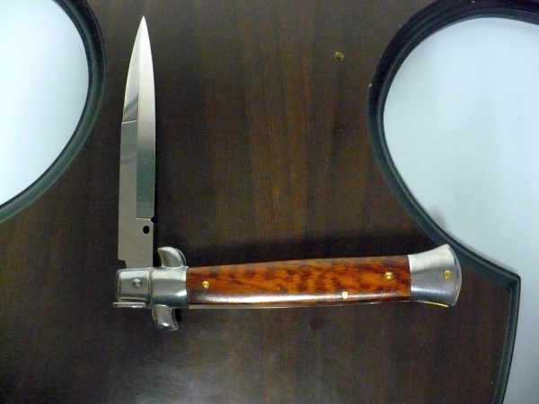 Frank Beltrame ,italian stiletto - 23 cm ,legno di serpente ,baionetta -modello FB 23/89 B - 5