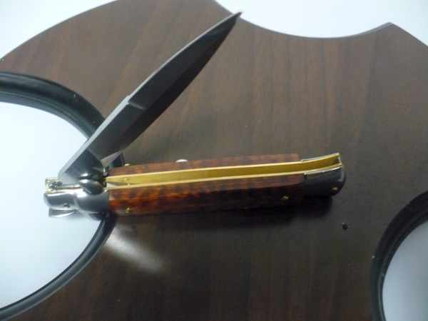 Frank Beltrame ,italian stiletto - 23 cm ,legno di serpente ,baionetta -modello FB 23/89 B - 3