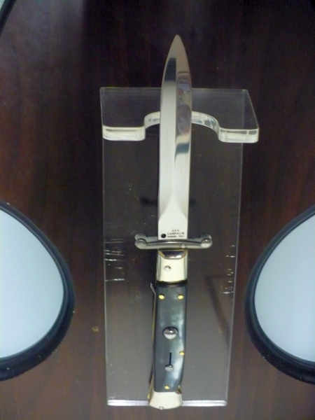 Swinguard A.G.A. Campolin - italian stiletto 23 cm - corno di bufalo brasiliano - lama dagger - 2