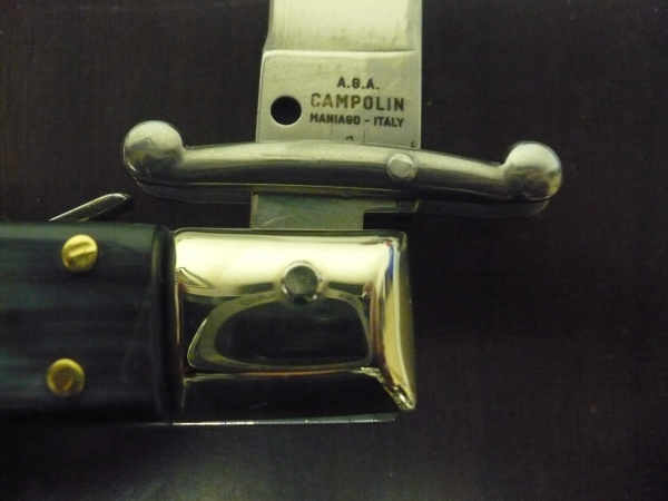 Swinguard A.G.A. Campolin - italian stiletto 23 cm - corno di bufalo brasiliano - lama classica - 3