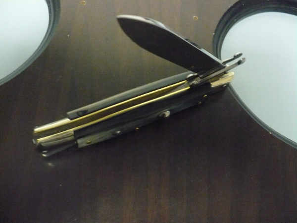 Swinguard A.G.A. Campolin - italian stiletto 23 cm - corno di bufalo brasiliano - lama classica - 3