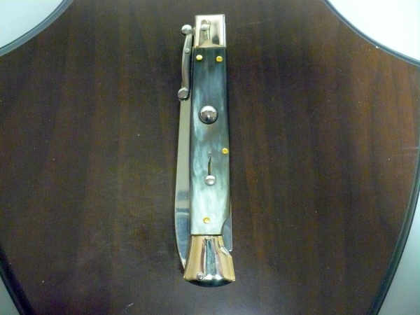 Swinguard A.G.A. Campolin - italian stiletto 23 cm - corno di bufalo brasiliano - lama classica - 3