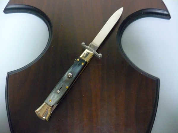 Swinguard A.G.A. Campolin - italian stiletto 23 cm - corno di bufalo brasiliano - lama classica - 3