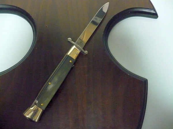 Swinguard A.G.A. Campolin - italian stiletto 23 cm - corno di bufalo brasiliano - lama classica - 3