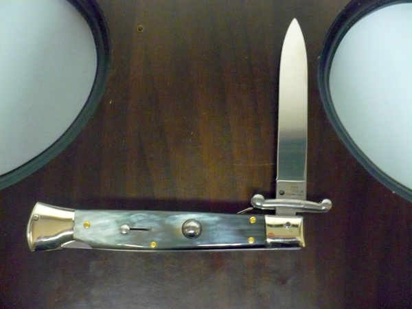 Swinguard A.G.A. Campolin - italian stiletto 23 cm - corno di bufalo brasiliano - lama classica - 3